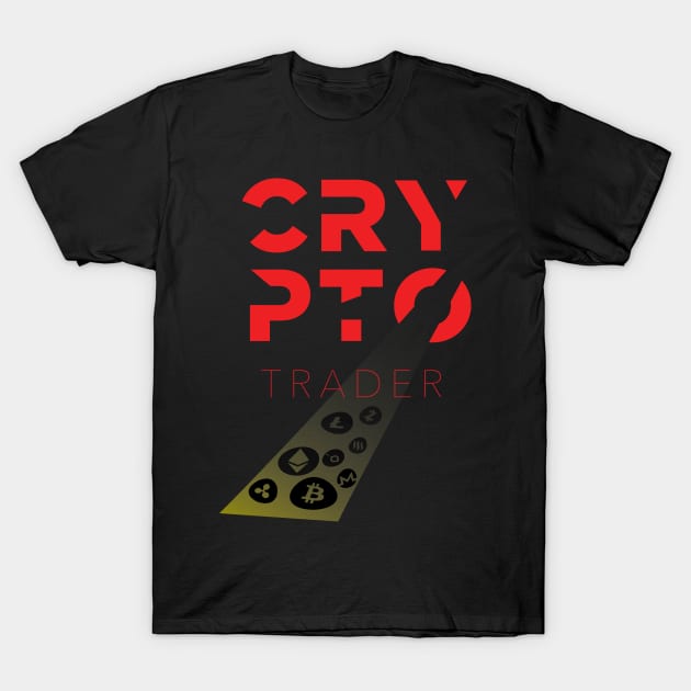 Crypto Trader Futuristic T-Shirt by fuseleven